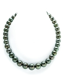 10-12mm Peacock Tahitian South Sea Pearl Necklace - AAAA Quality