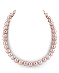 10.5-11.5mm Pink Freshwater Pearl Necklace - AAA Quality
