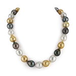 12-14mm South Sea Multicolor Baroque Pearl Necklace