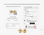 15mm Golden South Sea Loose Pair - PSL Certified