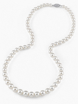 5.0-7.0mm Japanese Akoya White Graduated Pearl Necklace