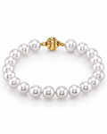 7.5-8.0mm Akoya White Pearl Bracelet - AAA Quality - Third Image
