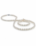 7.5-8.0mm Opera Length Japanese Akoya Pearl Necklace