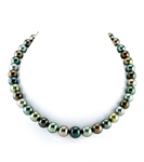 8-10mm Tahitian South Sea Multicolor Pearl Necklace - AAAA Quality