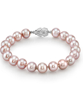 8.0-8.5mm Pink Freshwater Pearl Bracelet - AAAA Quality