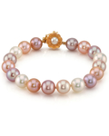 8.5-9.5mm Multicolor Freshwater Pearl Bracelet - AAAA Quality - Secondary Image