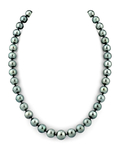 9-11.2mm Peacock Tahitian South Sea Pearl Necklace - PSL Certified