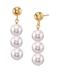 Japanese Akoya Pearl Celeste Earrings - Third Image