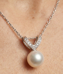 South Sea Pearl & Diamond Belissima Pendant - Secondary Image