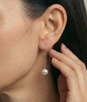 Freshwater Pearl Sandra Earrings - Secondary Image