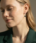 Tahitian South Sea Pearl & Diamond Aria Earrings - Model Image