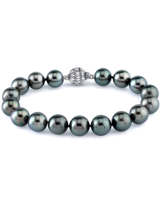 10-11mm Tahitian South Sea Pearl Bracelet - AAA Quality