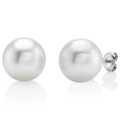 11mm South Sea Round Pearl Stud Earrings