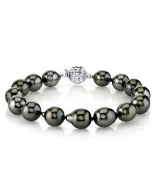Tahitian South Sea Drop Pearl Bracelet- Select Your Size - AAA Quality