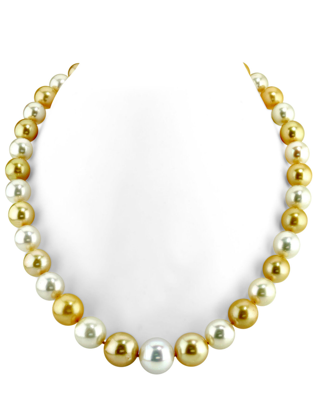 10-13mm South Sea Multicolor Pearl Necklace