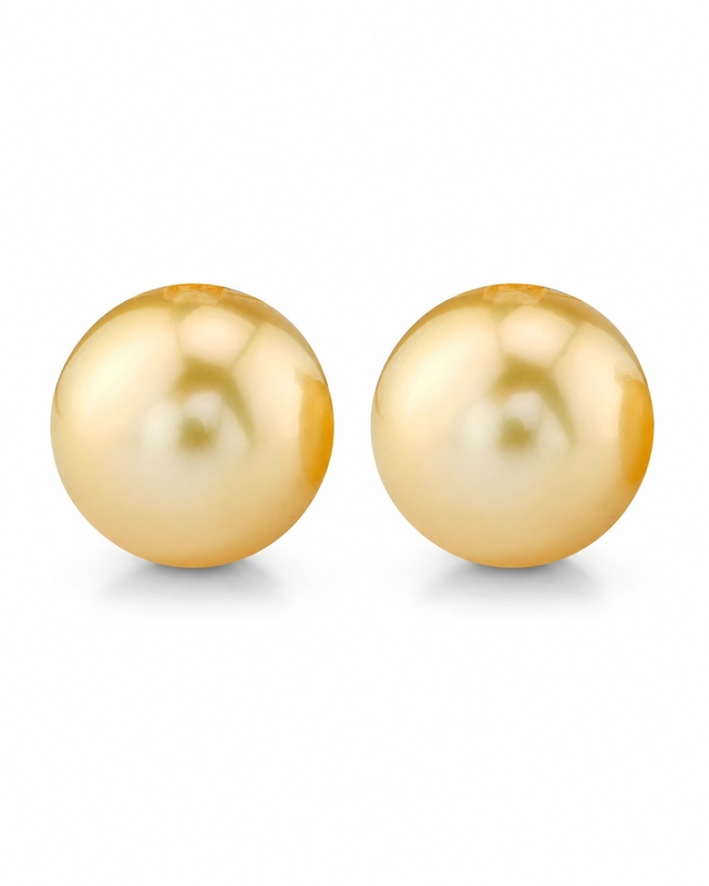 14mm Golden South Sea Loose Pair - PSL Certified
