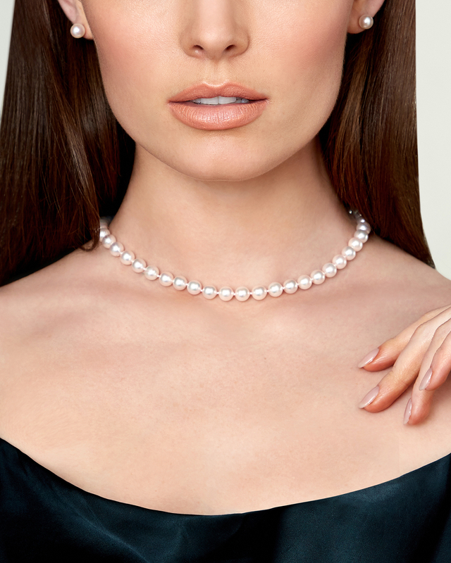Akoya cheap pearl set