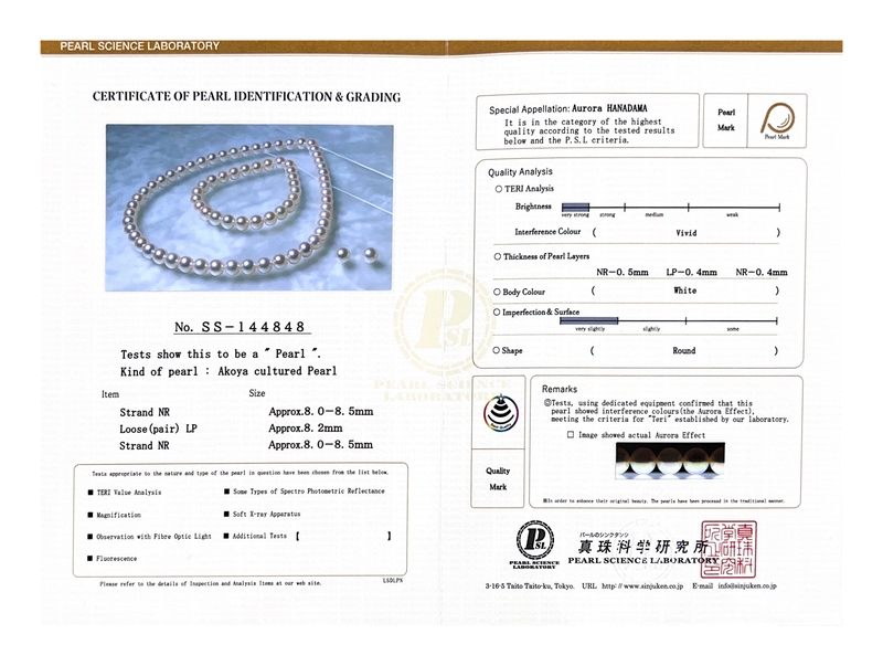 8.0-8.5mm Hanadama Pearl Set - Third Image