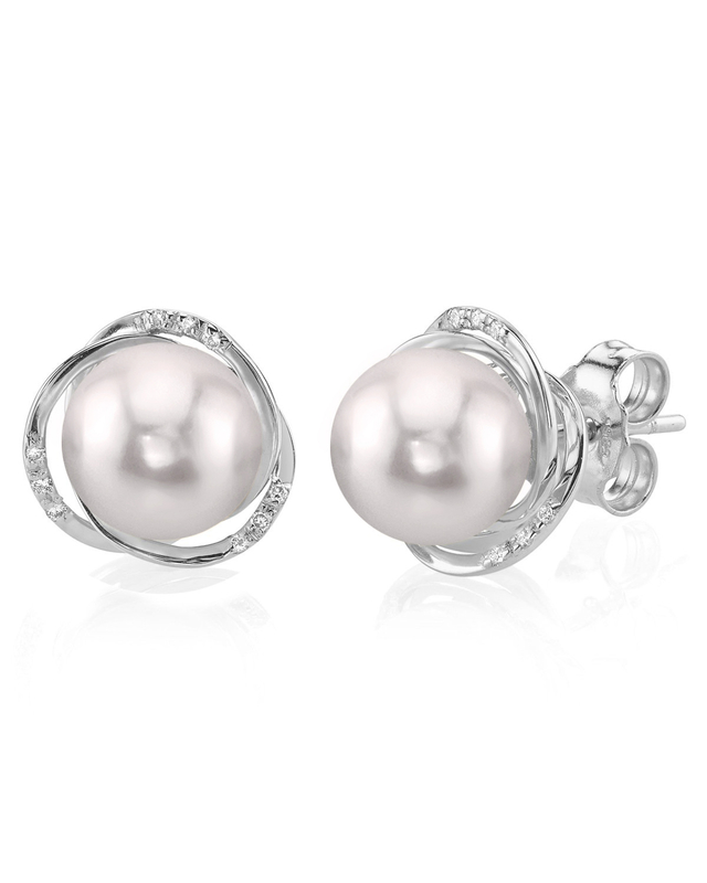 Akoya Pearl and Diamond Lexi Earrings