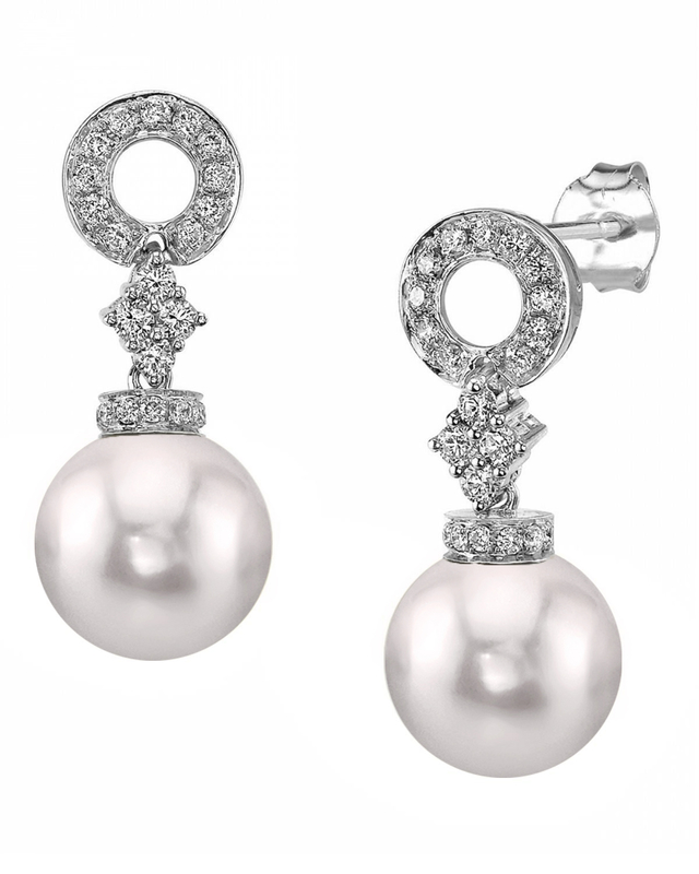 Akoya Pearl & Diamond Vanessa Earrings