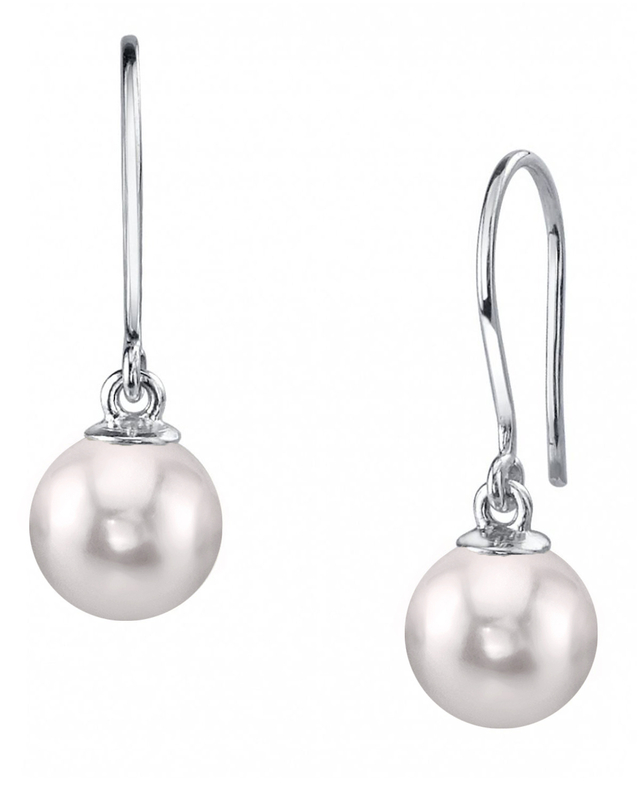 Japanese Akoya Certified Hanadama Linda Earrings