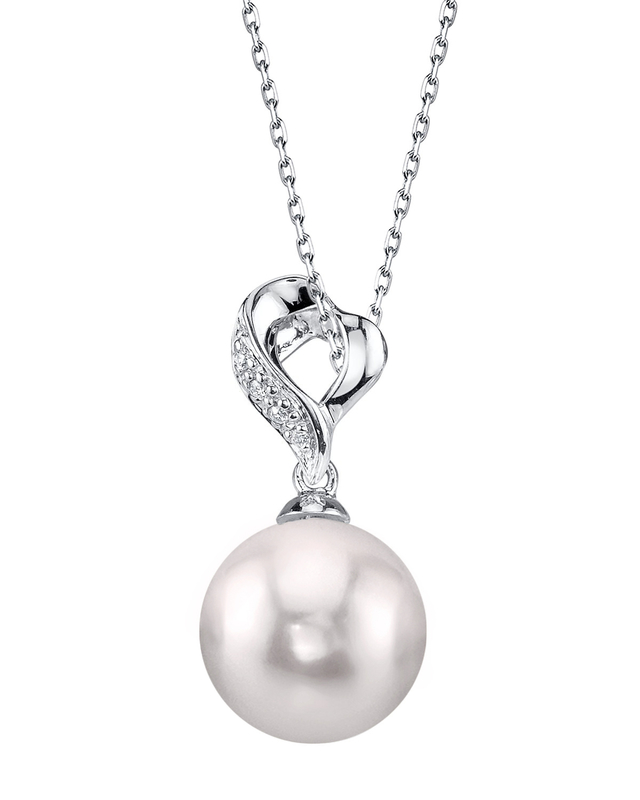 Akoya Pearl & Diamond Melissa Pendant