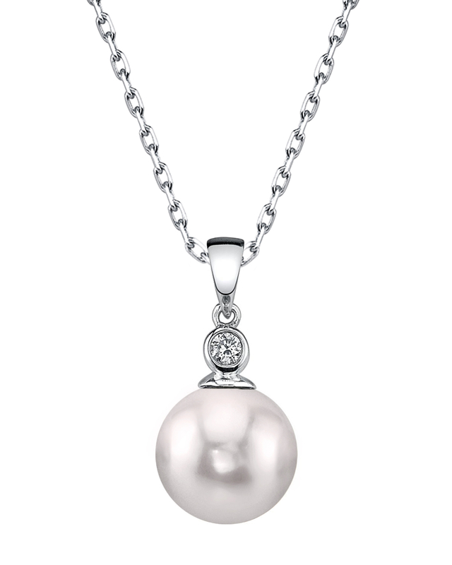 Akoya Pearl & Diamond Michelle Pendant