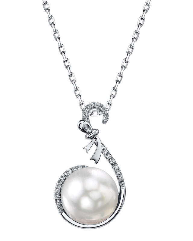 South Sea Pearl & Diamond Courtney Pendant