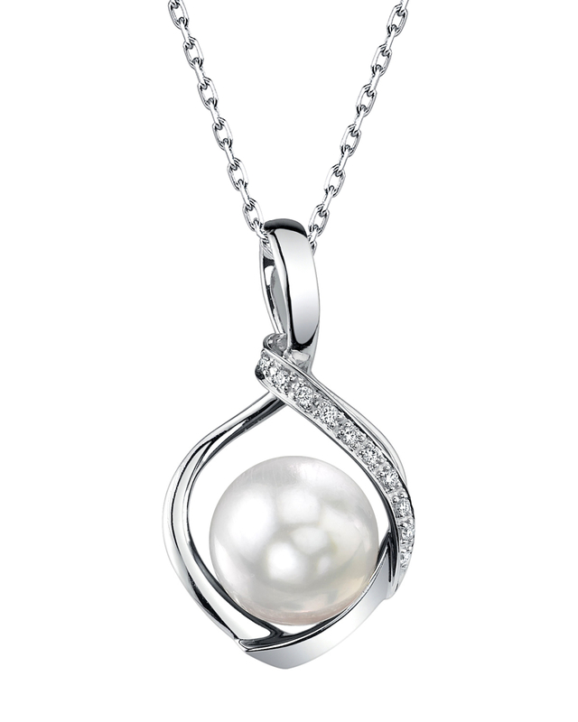 South Sea Pearl & Diamond Alexis Pendant