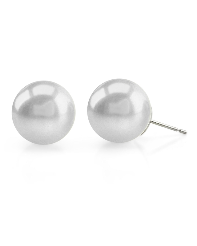 13mm south sea pearl earrings