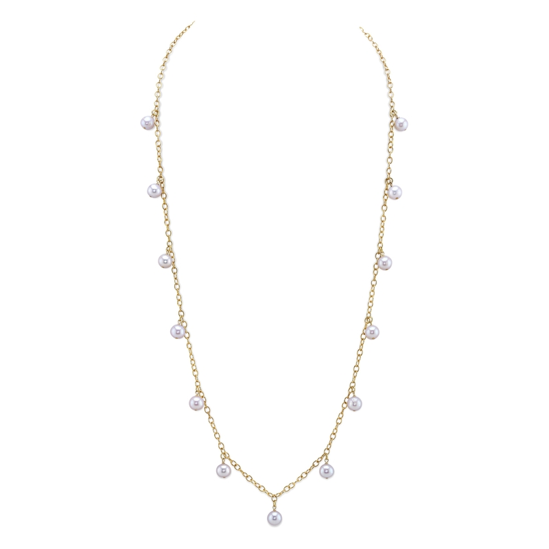 White Freshwater Pearl Isabella Necklace