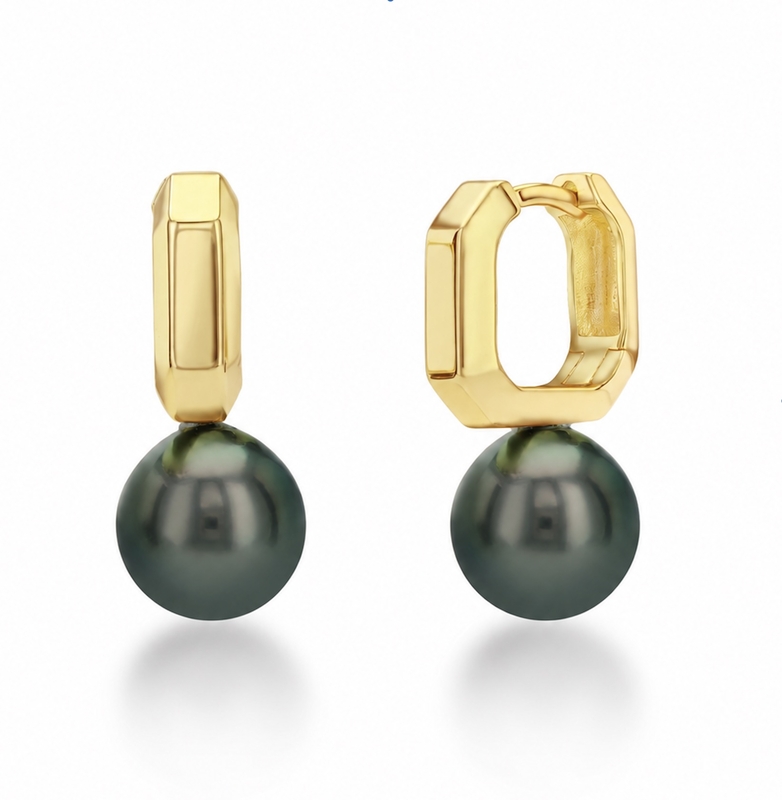 Tahitian Drop Pearl Blaire Earrings