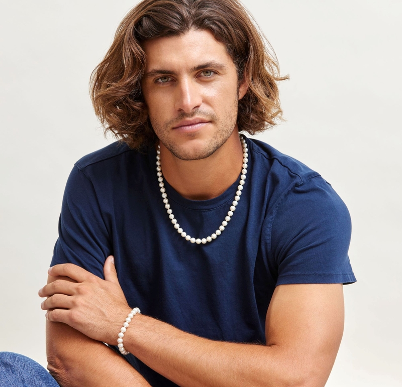 Pearl bracelet cheap for men