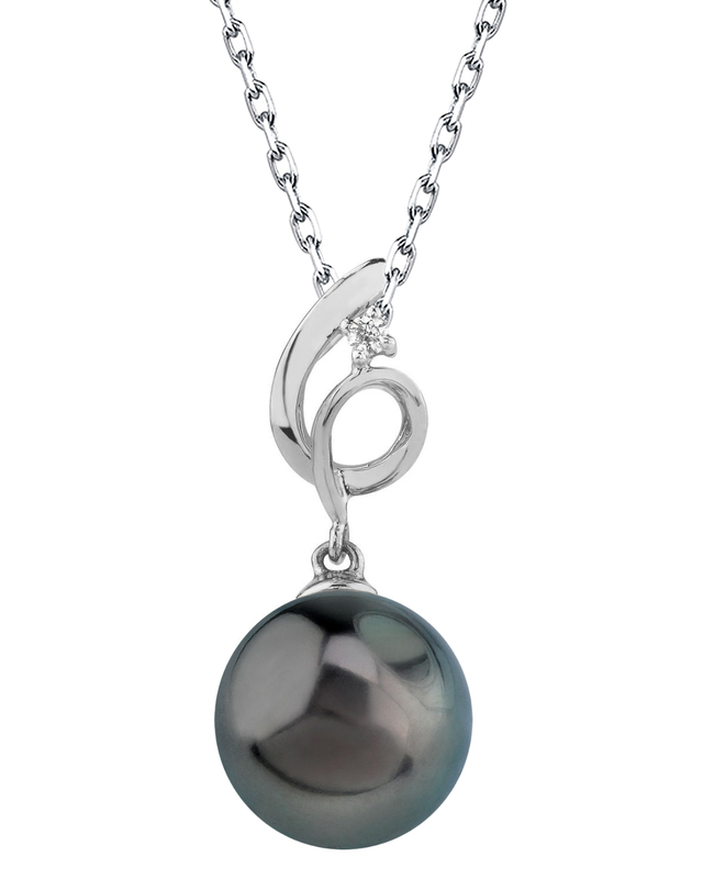 Tahitian South Sea Pearl & Diamond Symphony Pendant