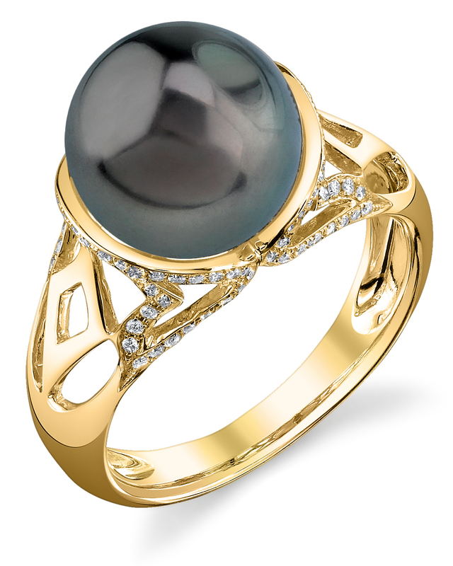 Tahitian pearl cheap wedding rings