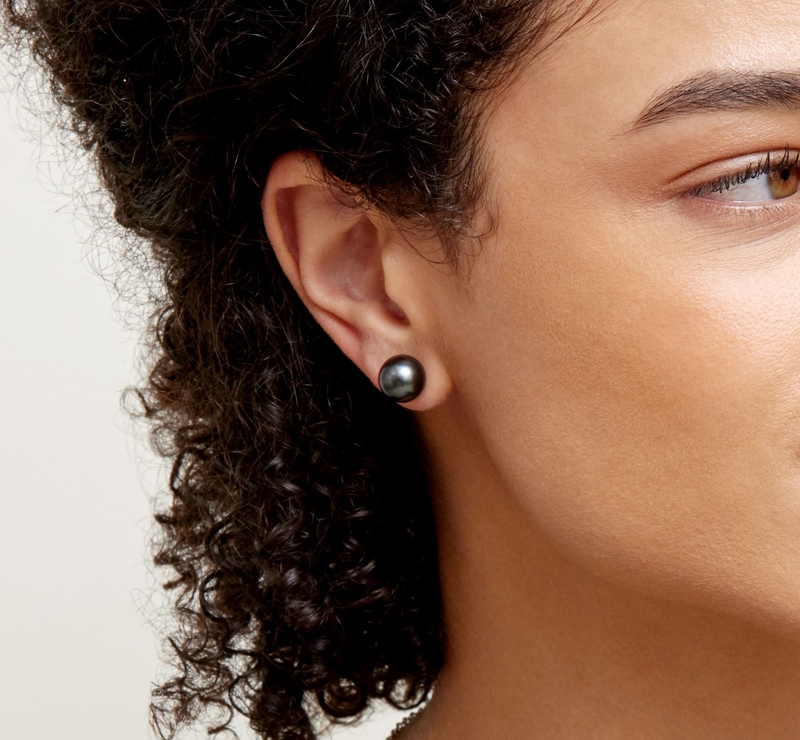Tahitian shop pearl earrings
