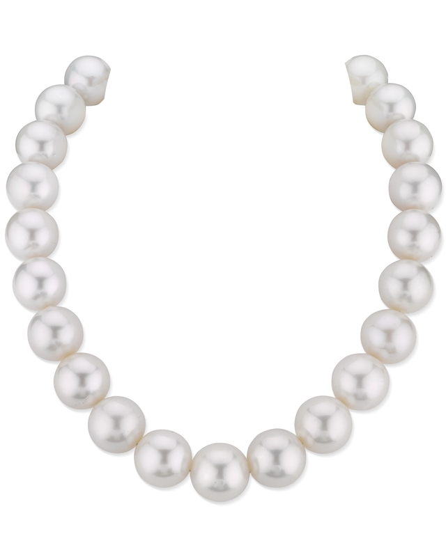 15-16mm White South Sea Pearl Necklace - AAA Quality