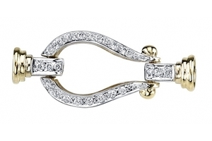 Diamond Horseshoe Clasp