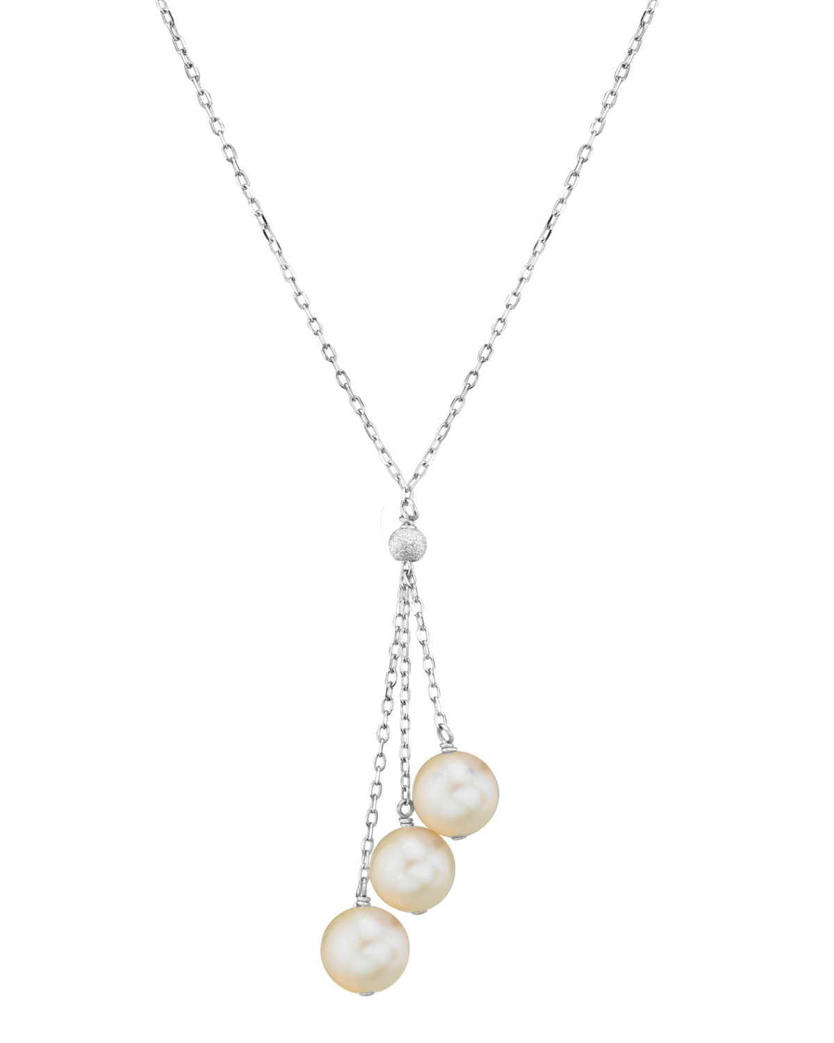 14k Gold Japanese Akoya Pearl Tincup Cer Pendant