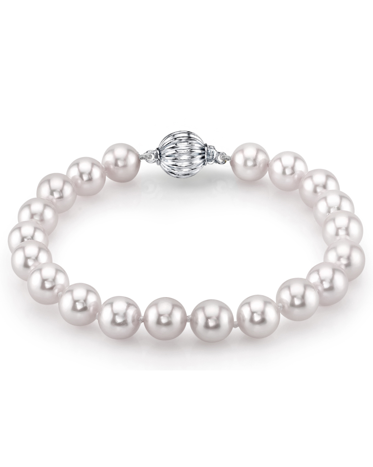 7.5-8.0mm Akoya White Pearl Bracelet