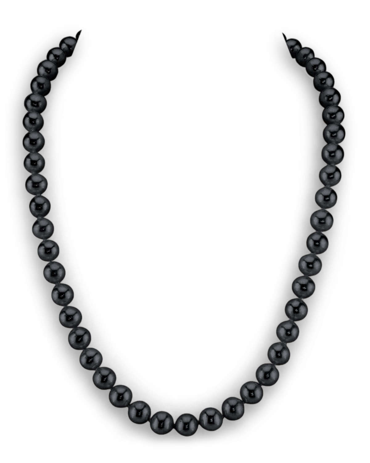 8.5-9.0mm Black Freshwater Pearl Necklace - AAA Quality