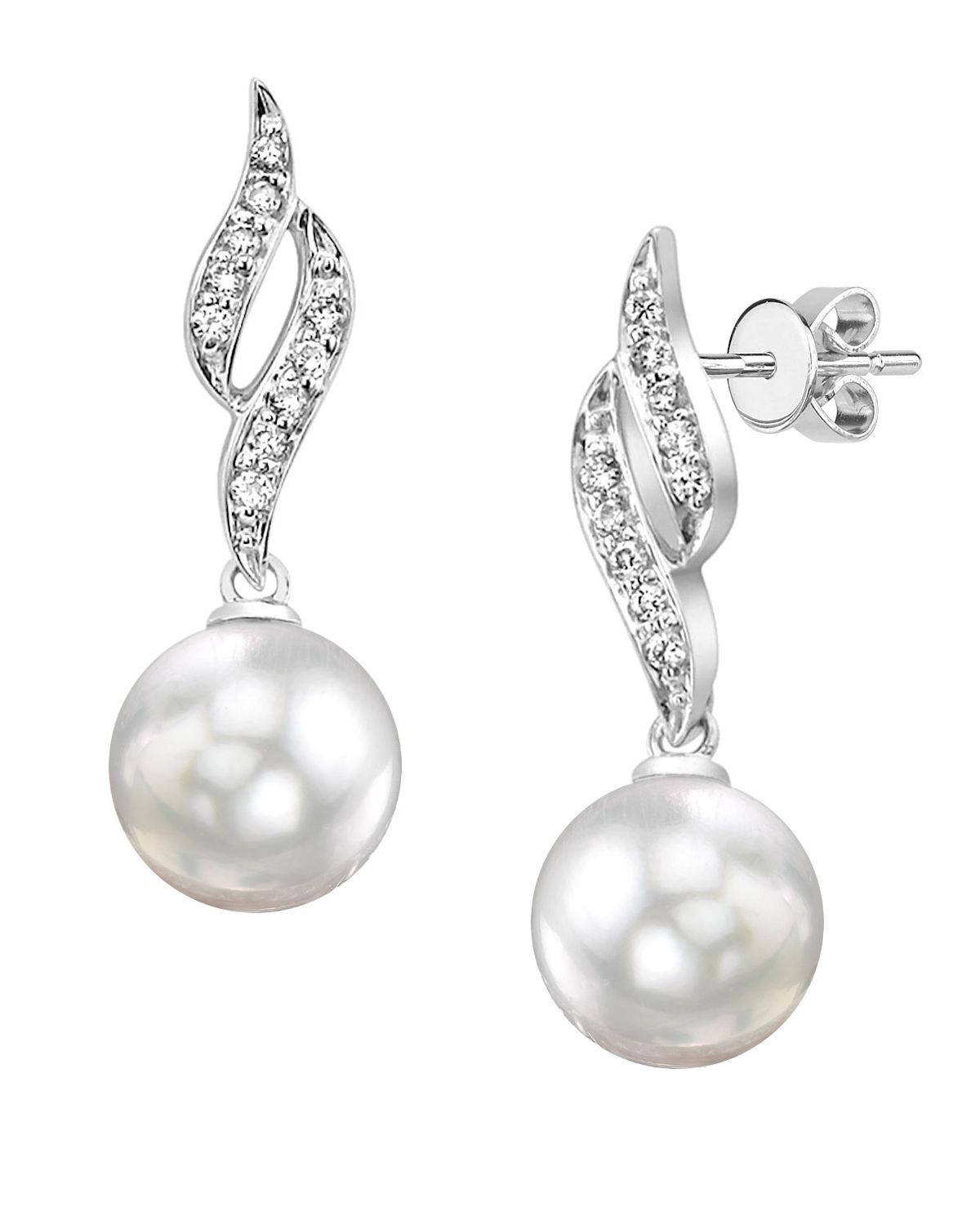South Sea Pearl & Diamond Suzanna Earrings