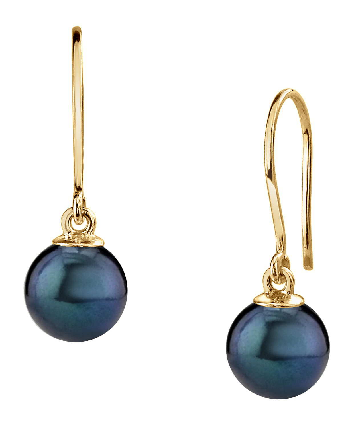 Black Akoya Pearl Linda Earrings