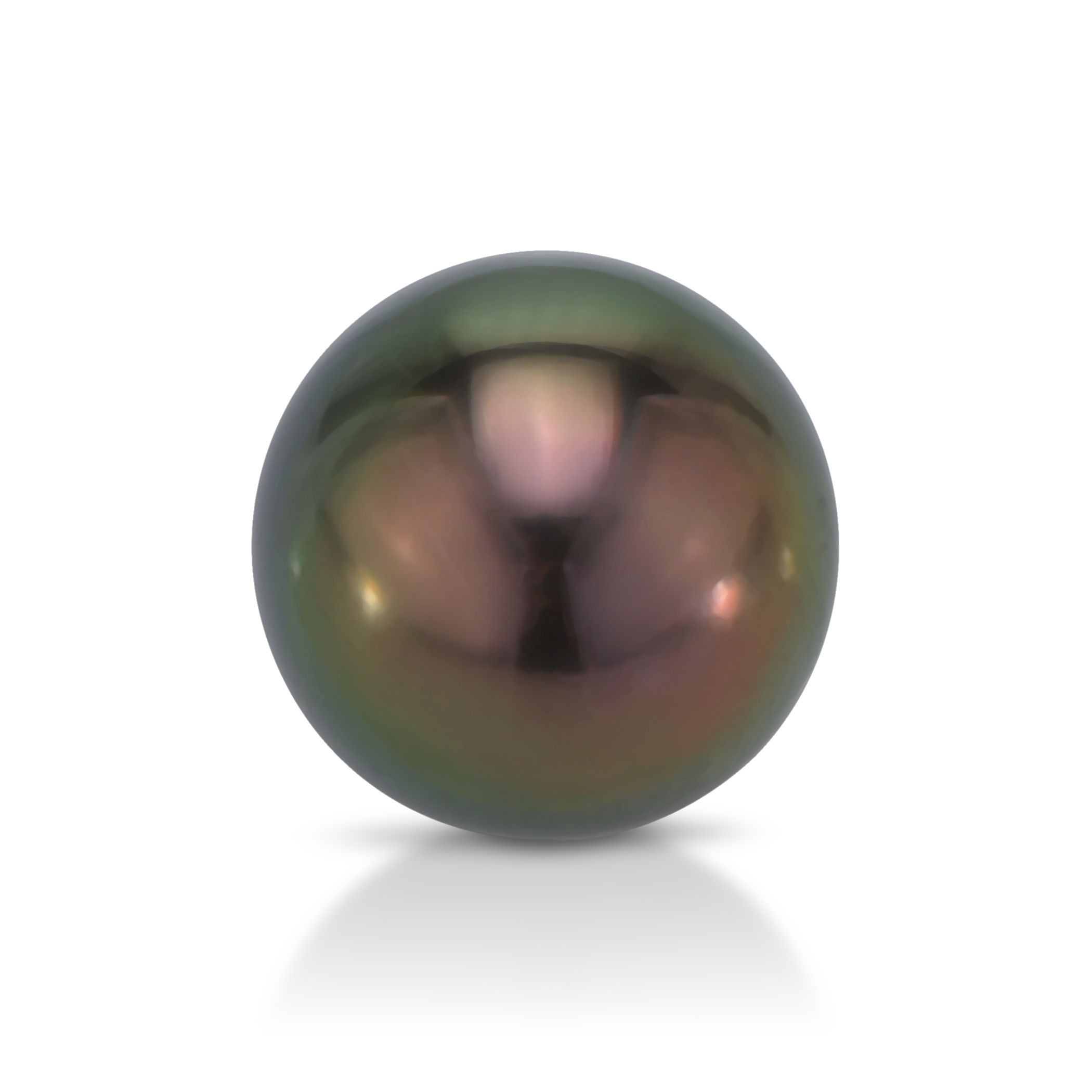14.3mm Tahitian South Sea Peacock Pearl - PSL Certified