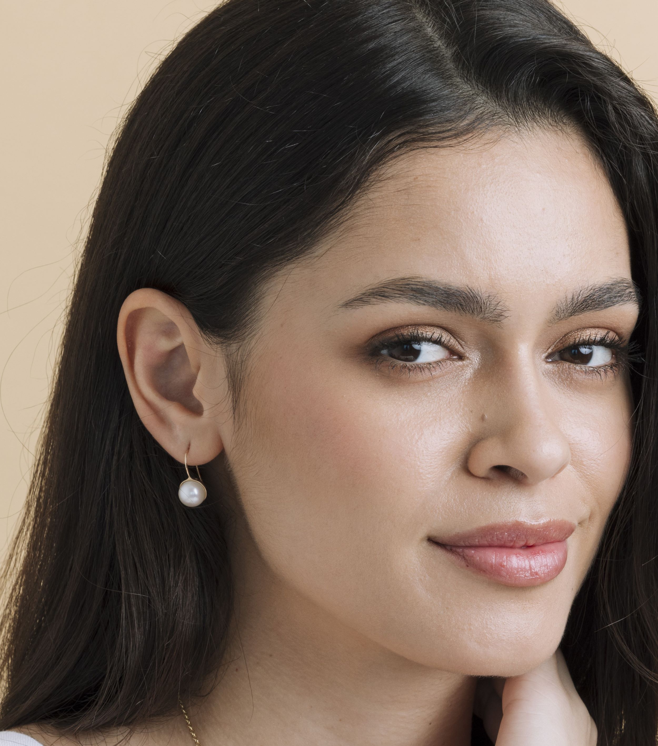 White South Sea Pearl Harriett Earrings