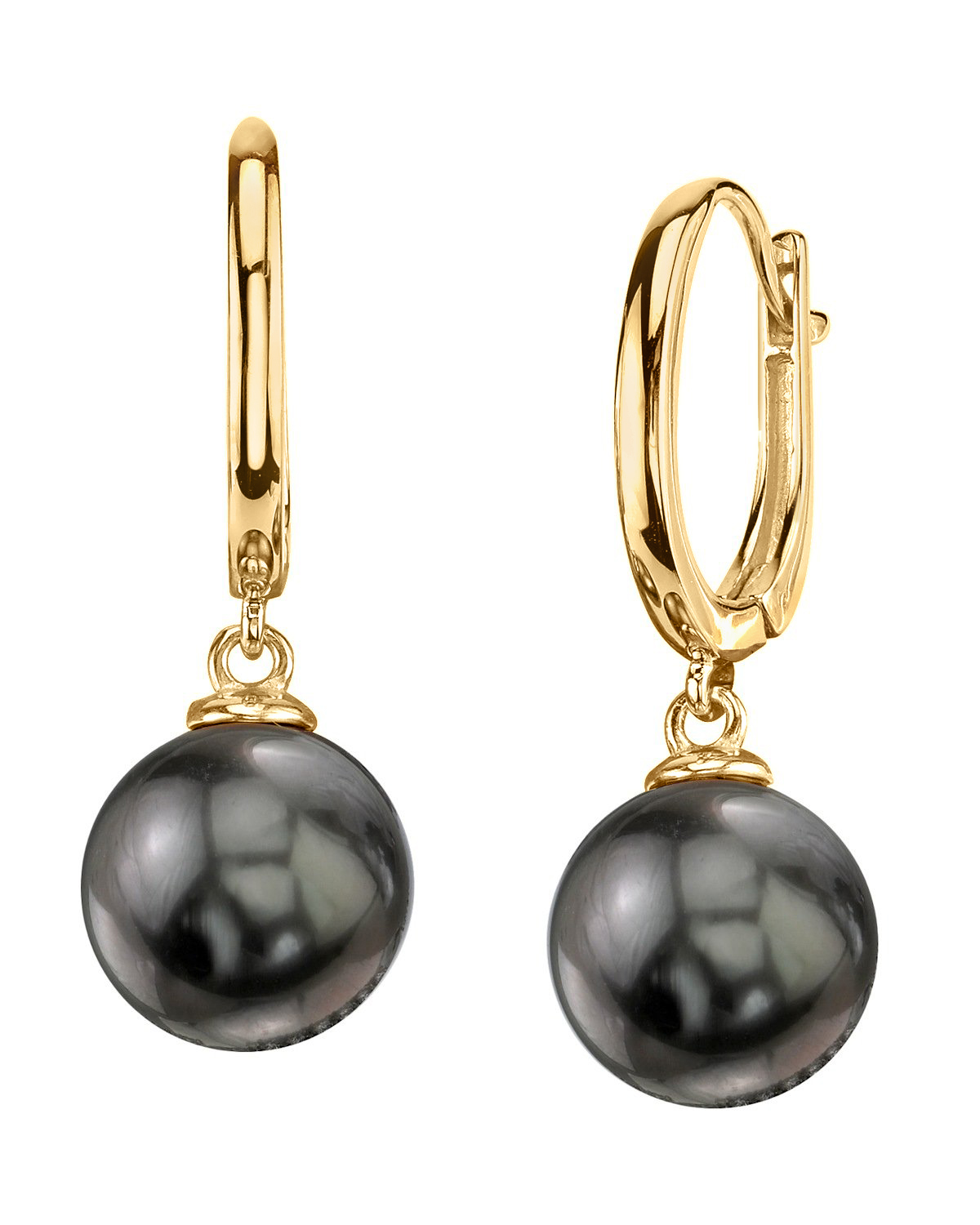 Tahitian South Sea Pearl Huggie Tania Earrings